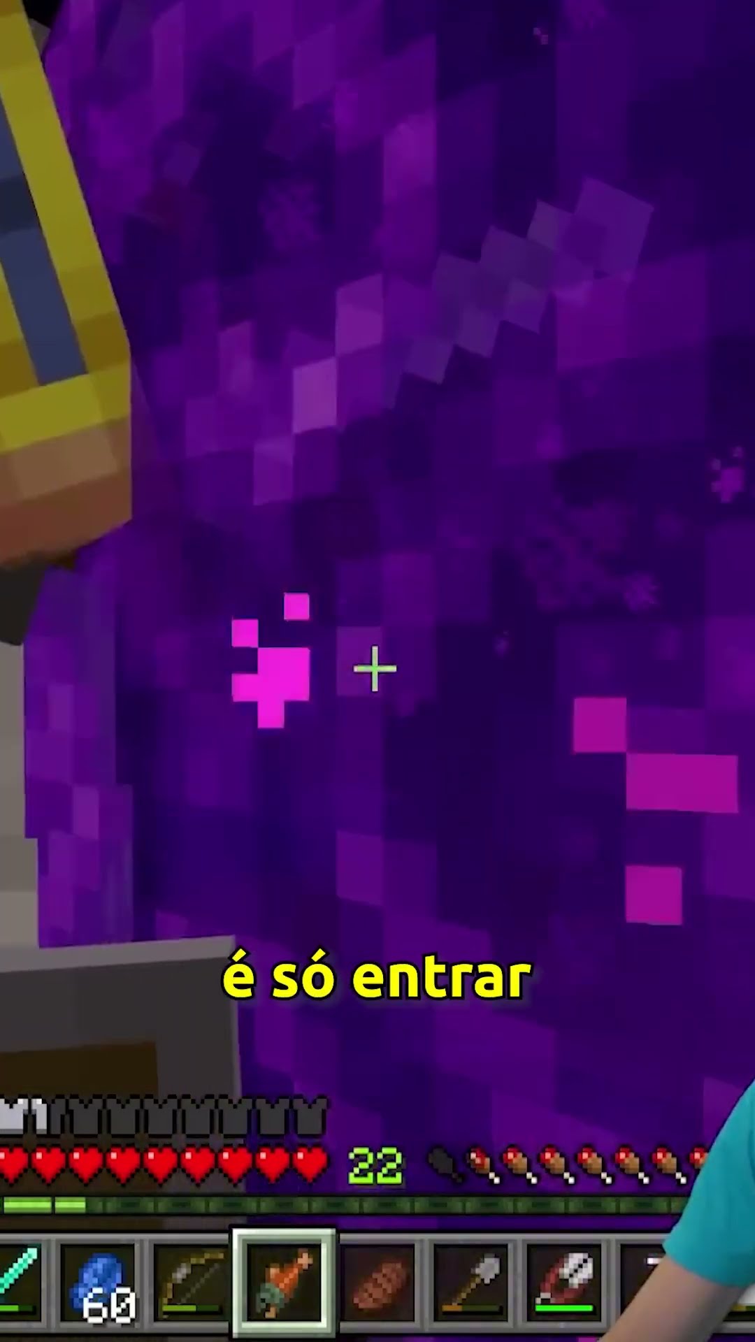 BRANCOALA ERRANDO O PORTAL DO NETHER NO MINECRAFT #Shorts