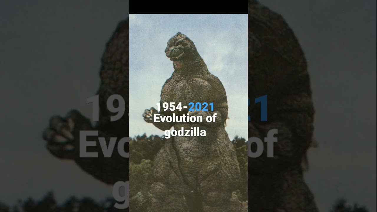 evolution of Godzilla 1954-2021 edit #shorts #godzilla #evolution #edit
