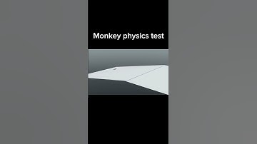 Monkey physics test #Blender  #Animation #Cool