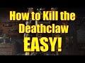Fallout 4 Gameplay How to Kill the Deathclaw EASY 