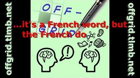 Off-Grid podcast – episode 58 out-take