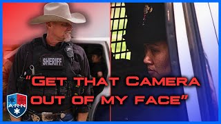 Xerife Mark Lamb detém suspeito de tráfico de pessoas