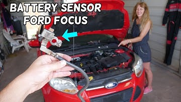 FORD FOCUS BATTERY SENSOR REPLACEMENT. WHERE IS BATTERY SENSOR?