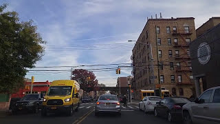 Driving from Long Island City to Astoria in Queens,New York