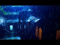 Heavy Rain on Tin Roof 🌧️ Frog &amp; Cricket Sounds for Deep Sleep, Relaxation &amp; Insomnia Relief