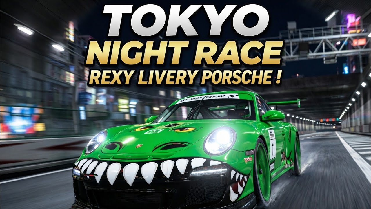 Rexy Porsche 911 GT3 R NIGHT RACE at Tokyo Expressway | Gran Turismo 7 ...