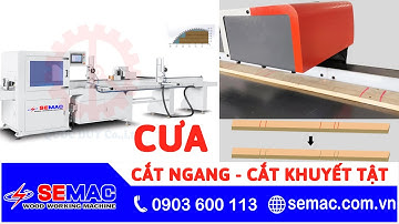 Máy Cưa Cắt Ngang Tự Động Cấp Phôi SM 6AL | Máy Cưa Cắt Ngang | Máy chế biến gỗ Semac