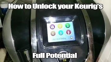 How to unlock Preferred Brew Settings on a Keurig 2.0 - Keurig Tutorial - Keurig Hack