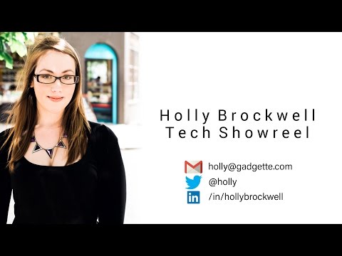 Holly Brockwell - tech showreel - YouTube