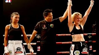 Muaythai Premier League. Valentina Shevchenko VS Angelique Pitiot (France). Los Angeles 2011