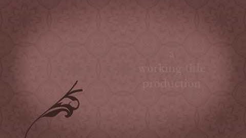 Pride and Prejudice Title Sequence - different ending.