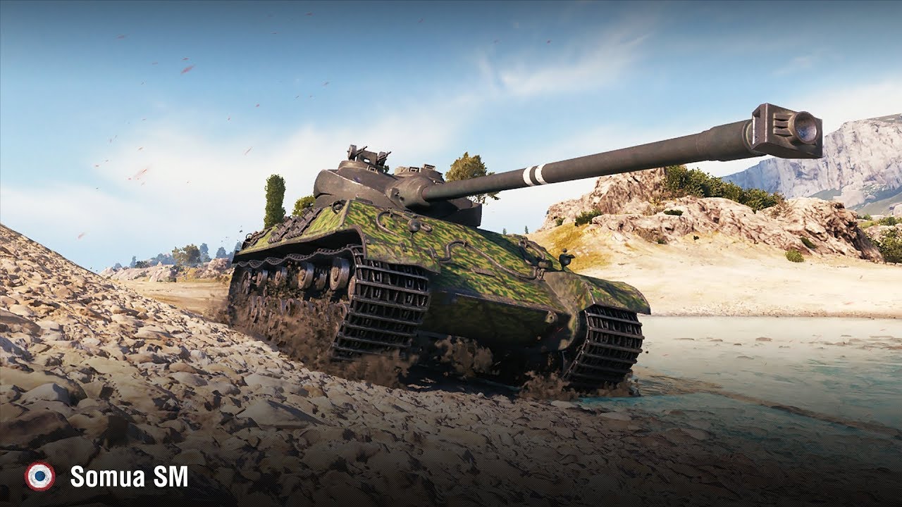 как играть в 21 13 Фрагов на Somua SM | Карта Степи