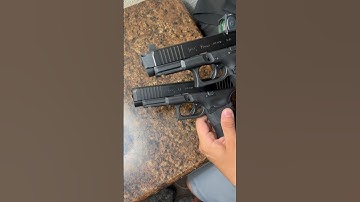 Glock 19 with Radian Ramjet vs Glock 49 #glock #glock19 #glock49