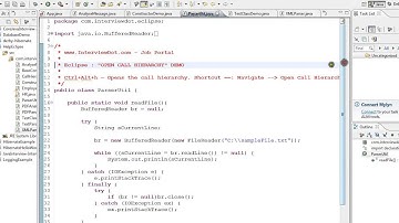 CTRL E SHORTCUT   ECLIPSE IDE LIST OF OPEN EDITORS