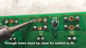 How to repair a push button on a MicroKorg synth