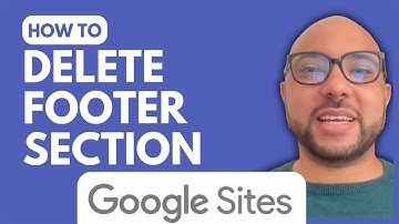How to Delete the Footer Section in Google Sites