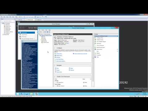 failover cluster management options