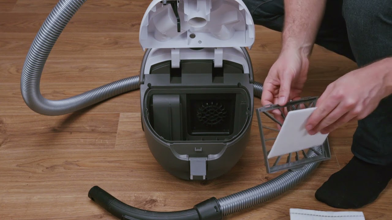 Nilfisk One - sådan skifter du forfilter