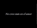 Coda - No Creo Más En El Amor