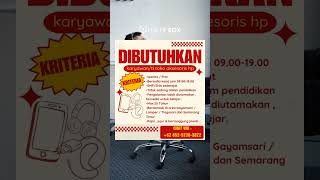 LOKERBOX - Karyawan/ti Toko Aksesoris HP
