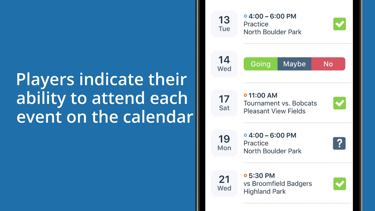 Teamsnap Feature Availability Youtube