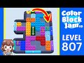  Color Block Jam Level 807 Solution Walkthrough  
