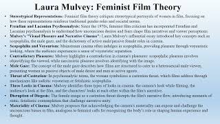 7.2.2 Laura Mulvey (Feminist Film Theory)