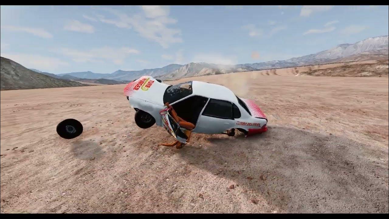 Slow Motion Crash 7 BeamNG drive YouTube