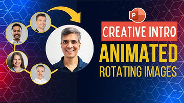 Creative PowerPoint Morph Effect | Rotating Team Introduction Slide Design