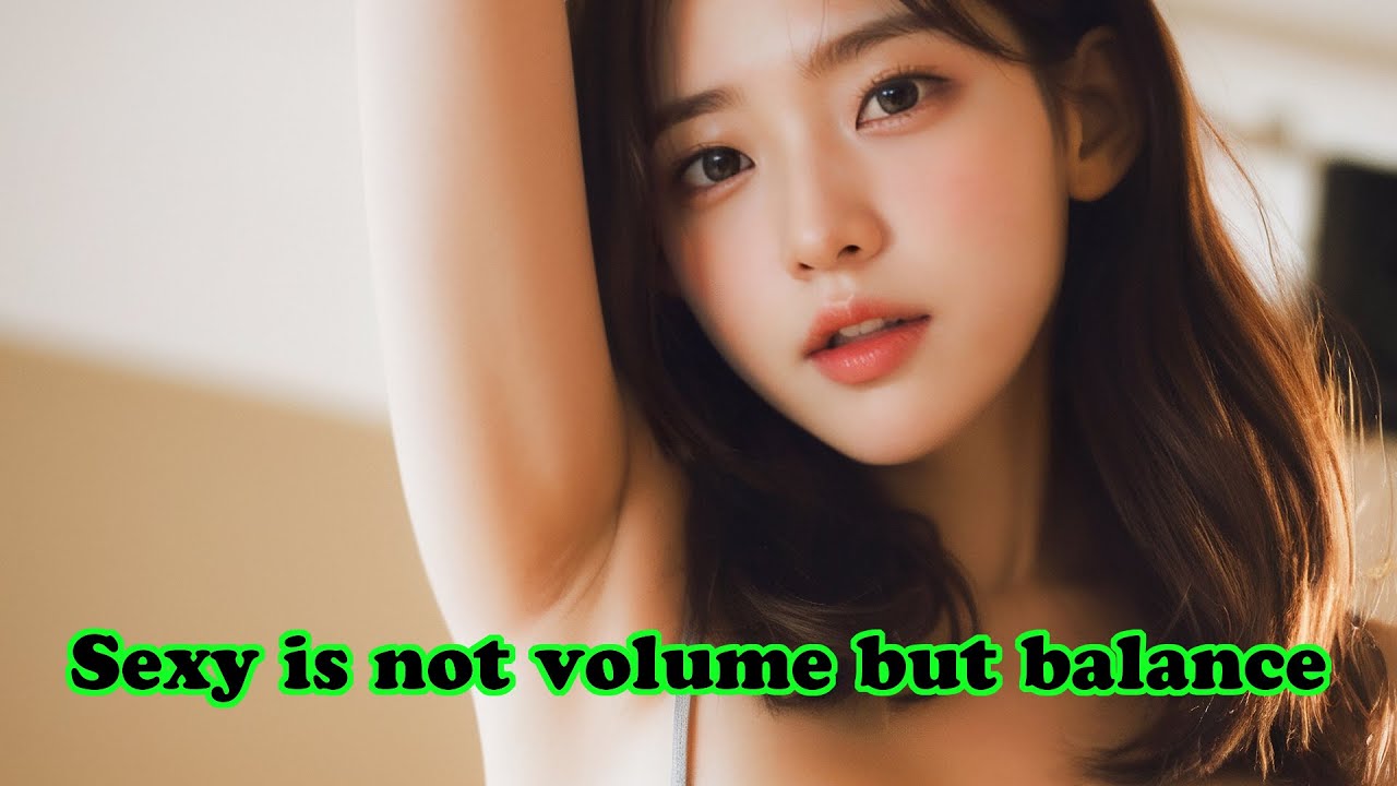 Sexy is not volume but balance   💗 