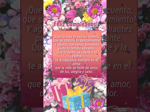 ¡Feliz cumpleaños! #cumpleaños #español #felizcumpleaños
