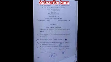 #Real Analysis#Nep sem 4th#paper#Jammu University