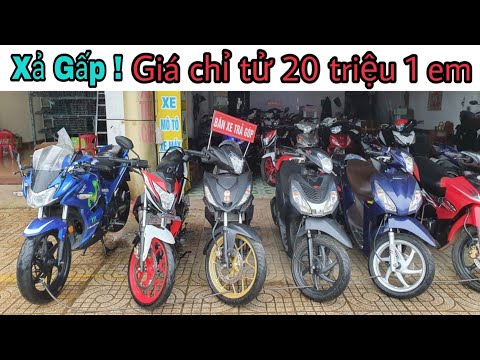 Video Xả gấp xe máy cũ giá rẻ | Sonic 150-Satria 150-Exciter... - youtube