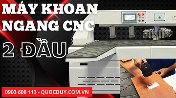 Máy Khoan Ngang CNC 2 Đầu SMCK 3000 2 CNC | Máy Khoan Ngang 2 Đầu