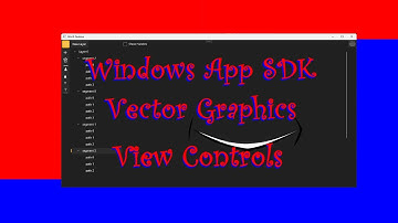 Windows App SDK with Vector Graphics, View Controls, using MVVM (Part5)