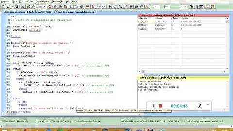 Vídeo exemplos de SE encadeado em visual G