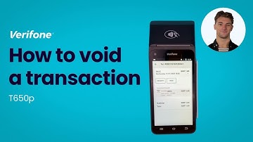 How to void a transaction | Verifone T650p All-in-one solution (UK)