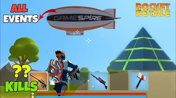 Rocket Royale PYRAMID, GRAVITY ZONE AND BLIMP EVENT - Android gameplay #167