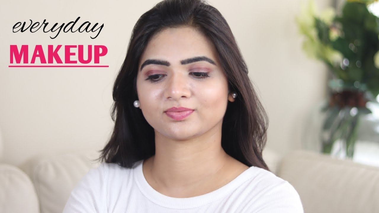 EVERYDAY MAKEUP LOOK|| SIMPLE EVERYDAY MAKEUP|| 10 MIN MAKEUP LOOK ...