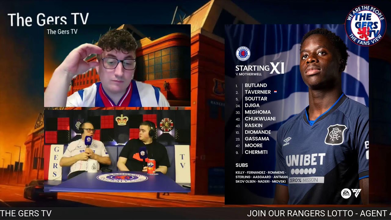 Motherwell vs Rangers | Pre-Match LIVE 🔵