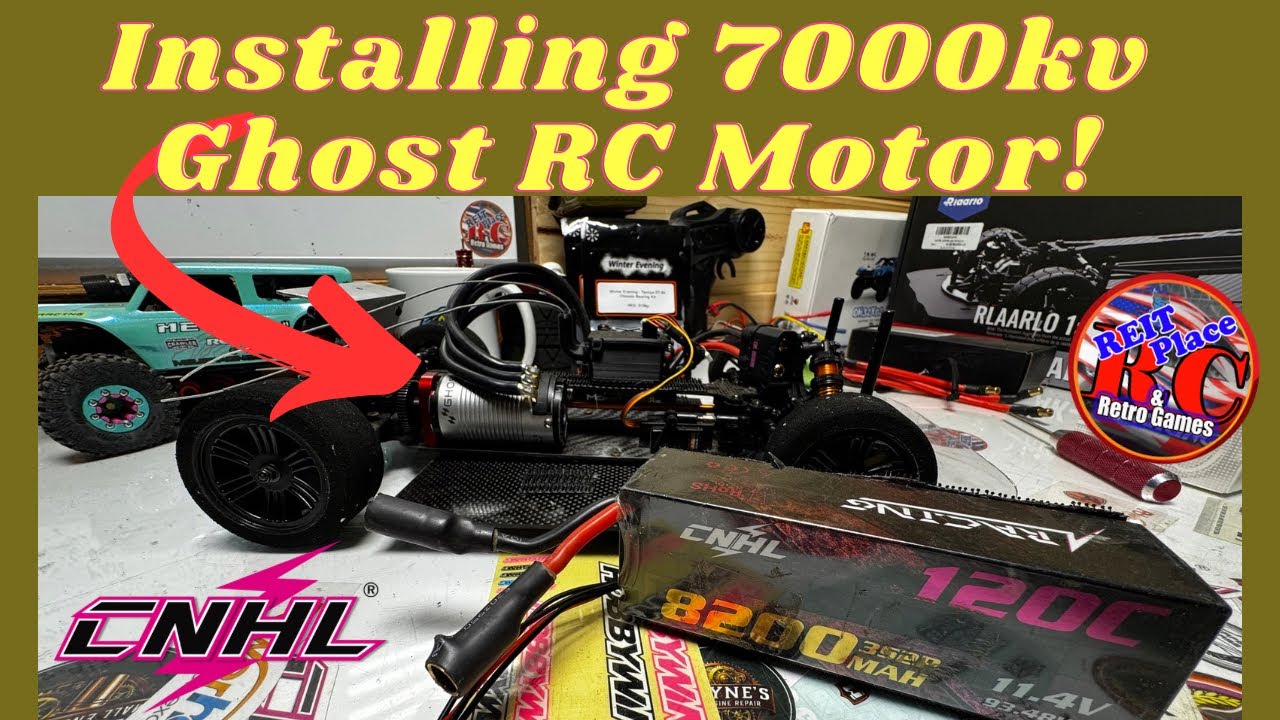 Установка двигателя Ghost RC 7000kv в AM-x12! Готов к работе!