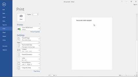 How to Create Different Headers in Word on Different Pages; Odd/Even Header