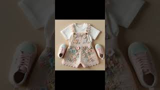 Baby Overall Dress Designs #Crochett #Crochet
