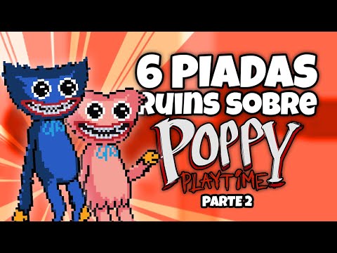 POPPY PLAYTIME (part 2) | 6 bad jokes // Huggy Wuggy, Kissy Missy