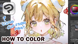 How I Color / Draw  【Clip Studio Paint Tutorial】 screenshot 5