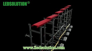 LED Display ground stacking system