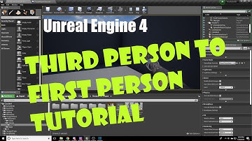 [Unreal Engine 4] How to Make a 3D Horror Game: Episode 2 - Third Person to First Person