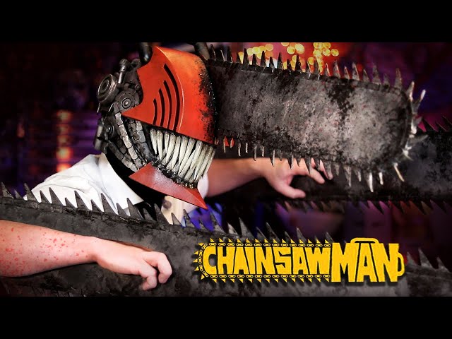Chainsawman Helmet Tutorial  Moving Jaw and Light up Eyes 