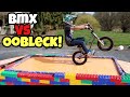 Bmx vs oobleck challenge we sink