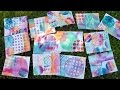 WOW! 13 Gelli Prints! Fun!